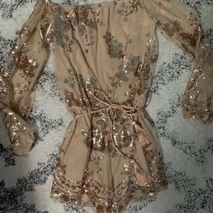 Sequin romper